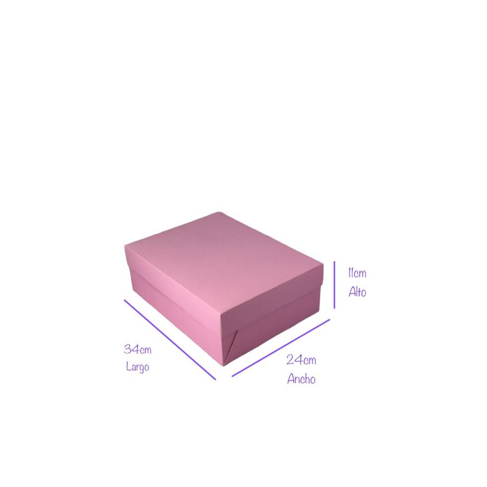 Caja jumbo grande pastel