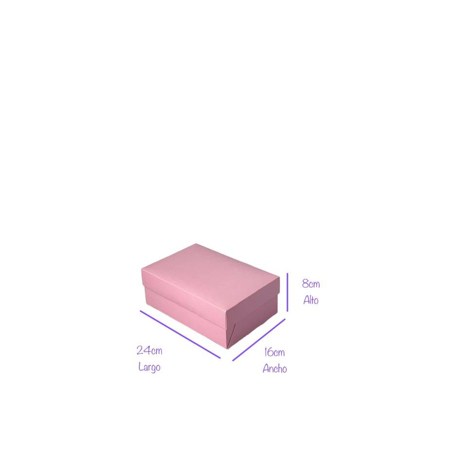 Caja jumbo mediana pastel