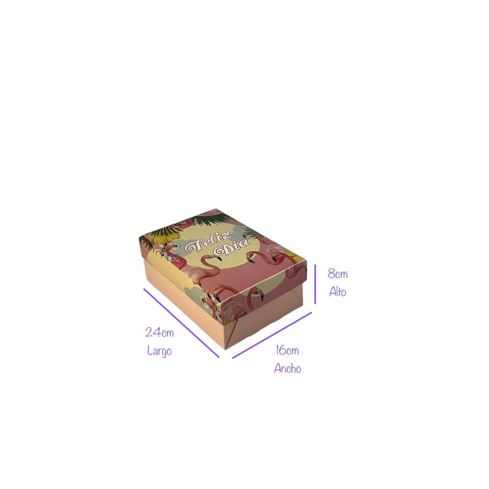 Caja jumbo mediana litografica