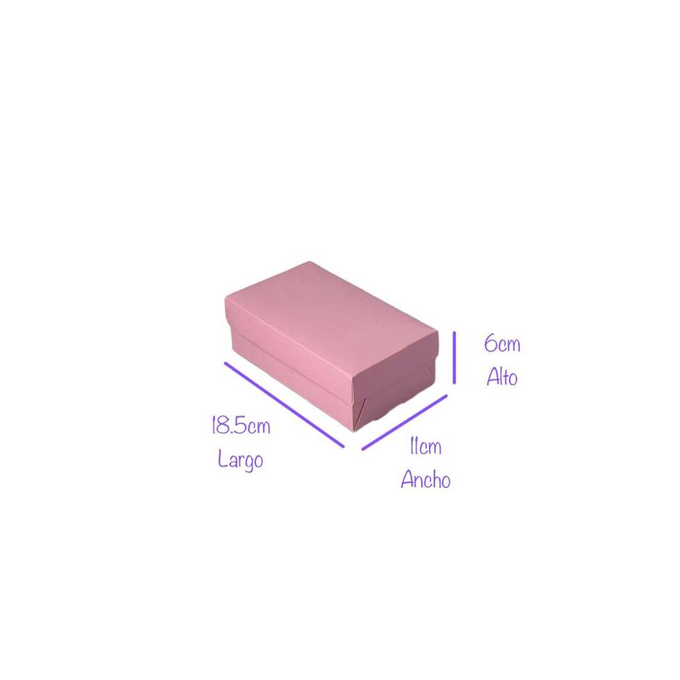 Caja jumbo pequeña pastel