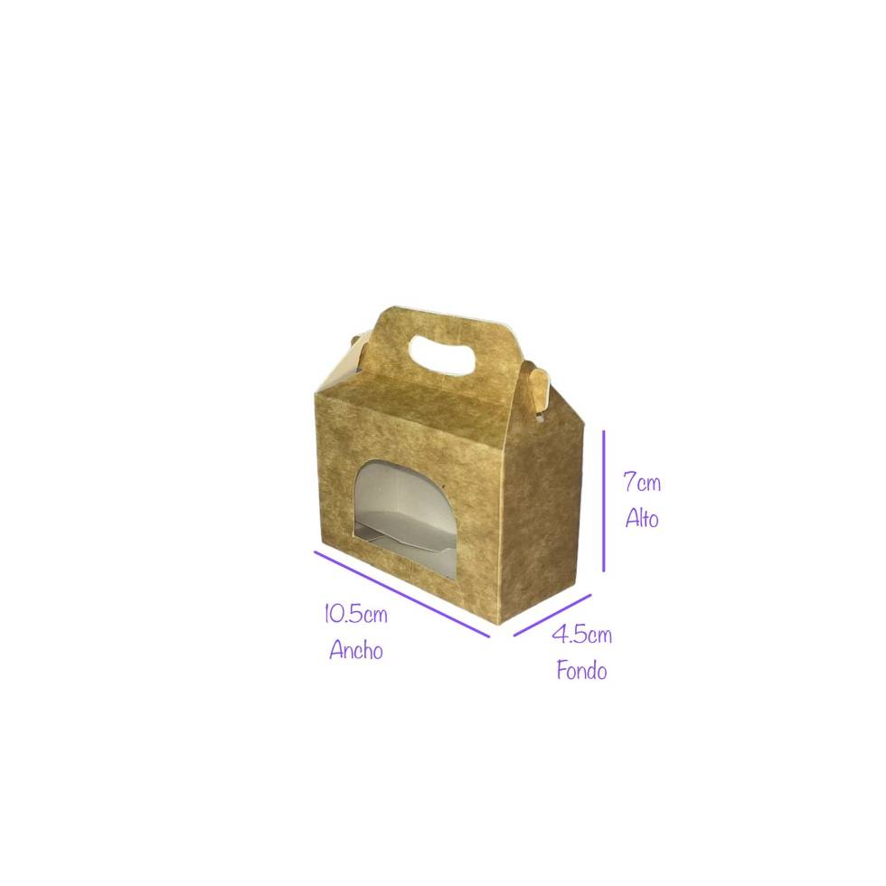 Caja lonchera mini ventana