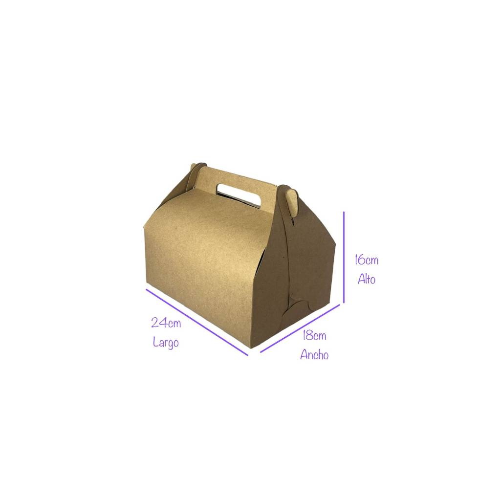 Caja lonchera tortera mediana
