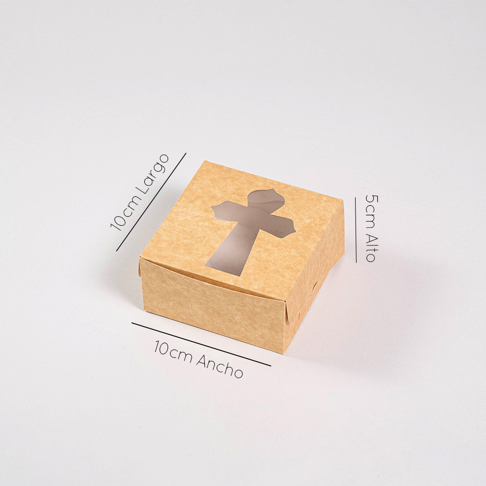 Cajita 10x10 ventana con figuras